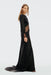 THIRD FORM Visions Lace Long Sleeve Gown | Ebony