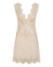 VISIONS LACE MINI DRESS | BUTTERCREAM - THIRD FORM