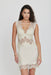 VISIONS LACE MINI DRESS | BUTTERCREAM - THIRD FORM