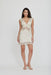 VISIONS LACE MINI DRESS | BUTTERCREAM - THIRD FORM