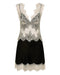 VISIONS LACE MINI DRESS | BUTTERCREAM & BLACK - THIRD FORM