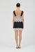 VISIONS LACE MINI DRESS | BUTTERCREAM & BLACK - THIRD FORM