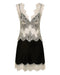 THIRD FORM VISIONS LACE MINI DRESS | BUTTERCREAM & BLACK
