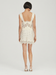THIRD FORM VISIONS LACE MINI DRESS | CREAM POLKA DOT