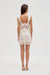 THIRD FORM VISIONS LACE MINI DRESS | CREAM POLKA DOT