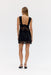 THIRD FORM VISIONS LACE MINI DRESS | EBONY