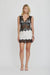 THIRD FORM VISIONS LACE MINI DRESS | IVORY & BLACK