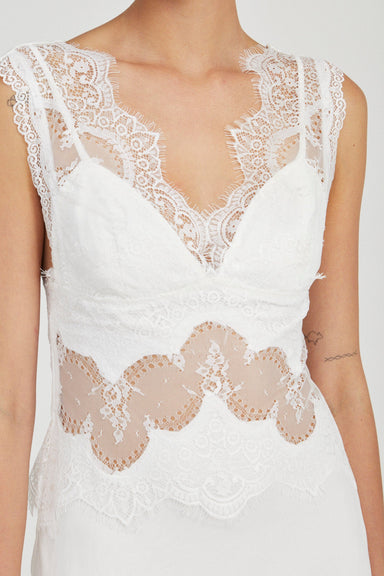 THIRD FORM VISIONS LACE MINI DRESS | IVORY