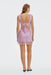 THIRD FORM Visions Lace Mini Dress | Lilac