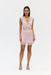 VISIONS LACE MINI DRESS | ROSÉ - THIRD FORM