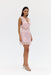 THIRD FORM VISIONS LACE MINI DRESS | ROSÉ