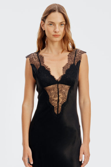 THIRD FORM Visions Lace Peer In Maxi | Ebony
