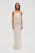 VISIONS LACE STRAPLESS MAXI DRESS | BUTTERCREAM - THIRD FORM