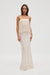 THIRD FORM VISIONS LACE STRAPLESS MAXI DRESS | BUTTERCREAM
