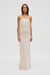 THIRD FORM VISIONS LACE STRAPLESS MAXI DRESS | BUTTERCREAM