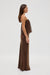 VISIONS LACE STRAPLESS MAXI DRESS | CHOCOLATE - THIRD FORM