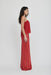VISIONS LACE STRAPLESS MAXI DRESS | CRIMSON - THIRD FORM