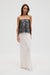 VISIONS LACE STRAPLESS MAXI DRESS | IVORY & BLACK - THIRD FORM
