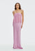 THIRD FORM Visions Lace Strapless Maxi Dress | Lilac