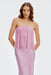 THIRD FORM Visions Lace Strapless Maxi Dress | Lilac