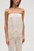 VISIONS LACE STRAPLESS TOP | BUTTERCREAM - THIRD FORM