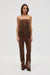 THIRD FORM VISIONS LACE STRAPLESS TOP | CHOCOLATE
