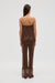 THIRD FORM VISIONS LACE STRAPLESS TOP | CHOCOLATE