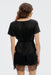 THIRD FORM Visions Lace Tie Back Top | Ebony