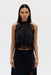 VISIONS LACE TOP | EBONY - THIRD FORM