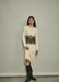 VISIONS LACE TRIM LS MAXI DRESS | MARSHMALLOW - THIRD FORM