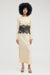 VISIONS LACE TRIM LS MAXI DRESS | MARSHMALLOW - THIRD FORM
