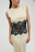 VISIONS LACE TRIM TANK DRESS | MARSHMALLOW - THIRD FORM