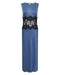 VISIONS LACE TRIM TANK DRESS | SAPPHIRE - THIRD FORM
