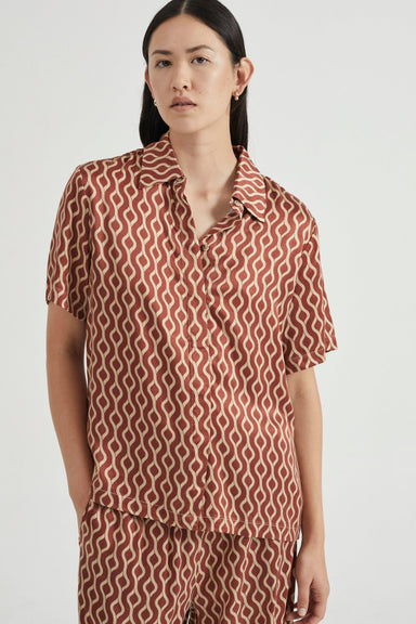 THIRD FORM VOYAGE RELAXED SHIRT | TILE