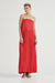THIRD FORM VOYAGE STRAPLESS MAXI | CRIMSON