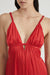 THIRD FORM VOYAGE TRIANGLE MAXI DRESS | CRIMSON