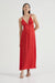 THIRD FORM VOYAGE TRIANGLE MAXI DRESS | CRIMSON