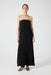 WANDERER STRAPLESS DRESS | BLACK - THIRD FORM