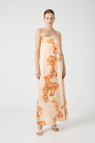 WANDERER STRAPLESS DRESS | FLORAL - THIRD FORM
