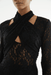 WAYWARD WRAP NECK MAXI DRESS | BLACK - THIRD FORM