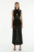 WAYWARD WRAP NECK TANK DRESS | BLACK - THIRD FORM