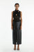 THIRD FORM WAYWARD WRAP NECK TANK TOP | BLACK
