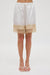 WHISPER LACE TRIM SHORT | MILK & NUDE - THIRD FORM