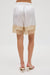 WHISPER LACE TRIM SHORT | MILK & NUDE - THIRD FORM