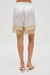 THIRD FORM WHISPER LACE TRIM SHORT | MILK & NUDE