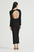 WIND THROUGH BACK OUT MAXI | BLACK - THIRD FORM