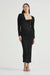 WIND THROUGH BACK OUT MAXI | BLACK - THIRD FORM
