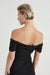 WIND THROUGH OFF SHOULDER DRESS | BLACK - THIRD FORM