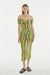 WIND THROUGH OFF SHOULDER DRESS | BRUSH STROKE - THIRD FORM