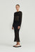 WISTERIA SHEER BIAS BLOUSE | BLACK - THIRD FORM